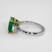 1.90 Ct. Emerald Ring, 18K Yellow & White 4