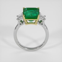 4.87 Ct. Emerald Ring, 18K Yellow & White 3