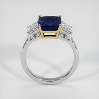 3.05 Ct. Blue Sapphire Ring, 18K Yellow & White 3