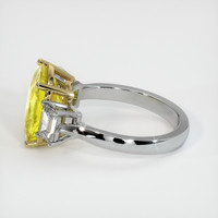 9.13 Ct. Sapphire Ring, 18K Yellow & White 4