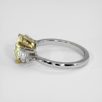 2.28 Ct. Yellow Sapphire Ring, 18K Yellow & White 4