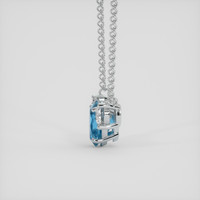 2.28 Ct. Gemstone Necklace, Platinum 950 3