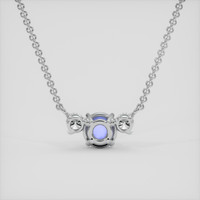 2.02 Ct. Purplish Blue Sapphire Necklace, Platinum 950 4