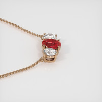 Ruby Necklace 3.00 Ct. 18K Rose Gold Preview