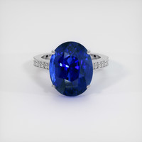 12.55 Ct. Sapphire Ring, Platinum 950 1