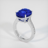 12.55 Ct. Sapphire Ring, Platinum 950 2
