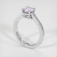1.29 Ct. Purple Spinel Ring, Platinum 950 2