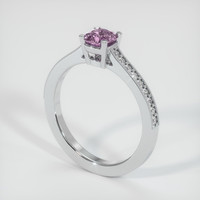 0.67 Ct. Sapphire Ring, Platinum 950 2
