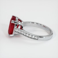 5.03 Ct. Ruby Ring, Platinum 950 4