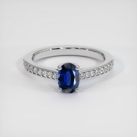 0.77 Ct. Sapphire Ring, Platinum 950 1