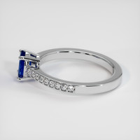 0.77 Ct. Sapphire Ring, Platinum 950 4