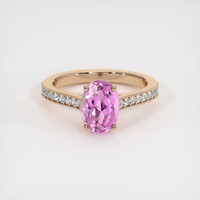 2.16 Ct. Gemstone Ring, 14K Rose Gold 1