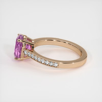 2.16 Ct. Pink Kunzite Ring, 14K Rose Gold 4