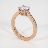 1.29 Ct. Gemstone Ring, 14K Rose Gold 2