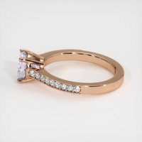 1.29 Ct. Purple Spinel Ring, 18K Rose Gold 4