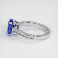 2.39 Ct. Blue Sapphire Ring, 14K White Gold 4