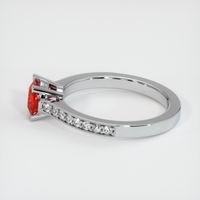 Pave Ruby Ring 1.06 Ct., 14K White Gold Preview