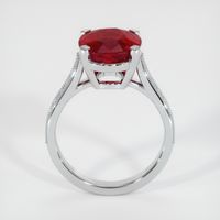 5.03 Ct. Ruby Ring, 14K White Gold 3