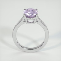 4.53 Ct. Purple Sapphire Ring, 14K White Gold 3