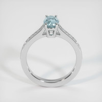 1.88 Ct. Greenish Blue Sapphire Ring, 14K White Gold 3