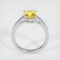 2.54 Ct. Yellow Sapphire Ring, 14K White Gold 3