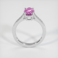 2.16 Ct. Pink Kunzite Ring, 18K White Gold 3