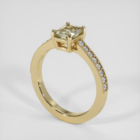 1.18 Ct. Yellow Sapphire Ring, 14K Yellow Gold 2