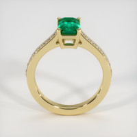 1.15 Ct. Emerald Ring, 18K Yellow Gold 3