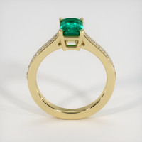 1.18 Ct. Emerald Ring, 18K Yellow Gold 3