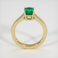 1.16 Ct. Emerald Ring, 18K Yellow Gold 3