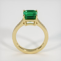 3.01 Ct. Emerald Ring, 18K Yellow Gold 3