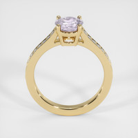 1.29 Ct. Purple Spinel Ring, 18K Yellow Gold 3