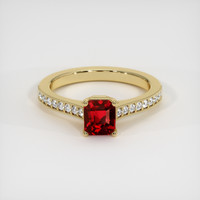 1.65 Ct. Ruby Ring, 18K Yellow Gold 1