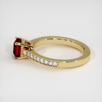 1.65 Ct. Ruby Ring, 18K Yellow Gold 4