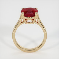 5.03 Ct. Ruby Ring, 18K Yellow Gold 3