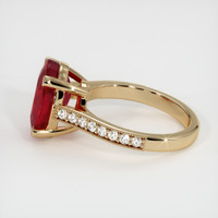 5.03 Ct. Ruby Ring, 18K Yellow Gold 4