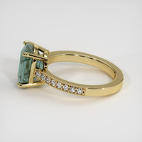 5.10 Ct. Sapphire Ring, 18K Yellow Gold 4