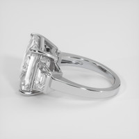 8.60 Ct. White Sapphire Ring, Platinum 950 4