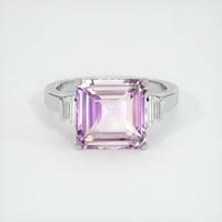 6.08 Ct. Purple Sapphire Ring, Platinum 950 1