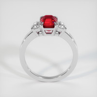 1.55 Ct. Ruby Ring, 14K White Gold 3