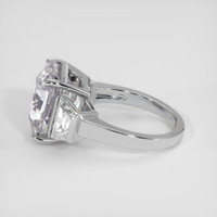 8.03 Ct. White Sapphire Ring, 14K White Gold 4