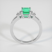 1.27 Ct. Emerald Ring, 18K White Gold 3