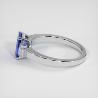 1.56 Ct. Sapphire Ring, 18K White Gold 4