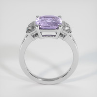 3.02 Ct. Purple Sapphire Ring, 18K White Gold 3