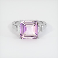 6.08 Ct. Purple Sapphire Ring, 18K White Gold 1