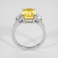 5.02 Ct. Yellow Sapphire Ring, 18K White Gold 3