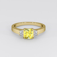 1.21 Ct. Yellow Sapphire Ring, 14K Yellow Gold 1
