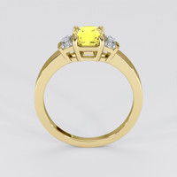 1.21 Ct. Yellow Sapphire Ring, 14K Yellow Gold 3