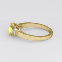 1.21 Ct. Yellow Sapphire Ring, 14K Yellow Gold 4