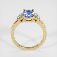 2.00 Ct. Blue Sapphire Ring, 14K Yellow Gold 3